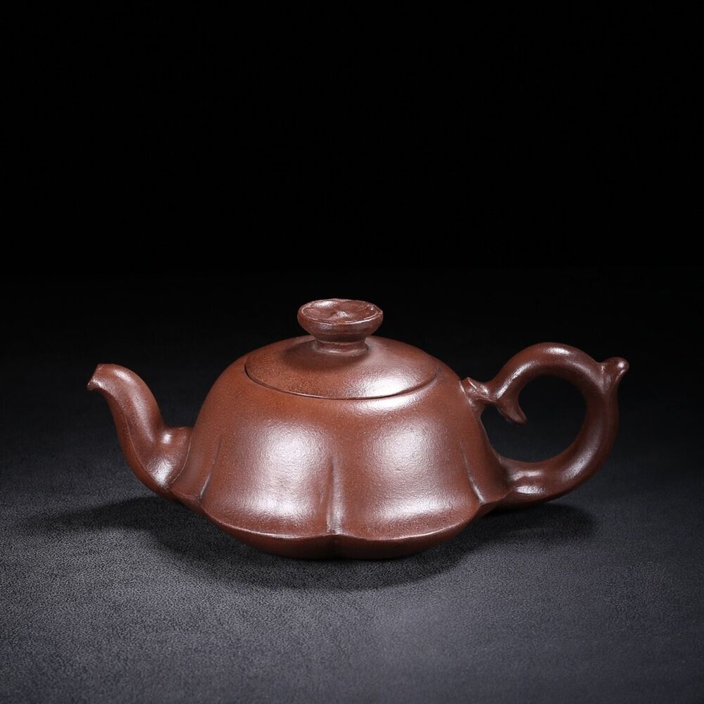 Chinese Yixing Zisha Clay Handmade Exquisite Teapot （凌花 底款：范章恩）