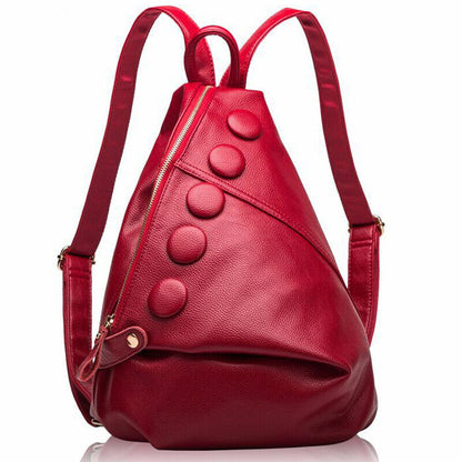 New Designer Backpack 100% Genuine Leather Women's Backpack Travel Bag Rucksack
