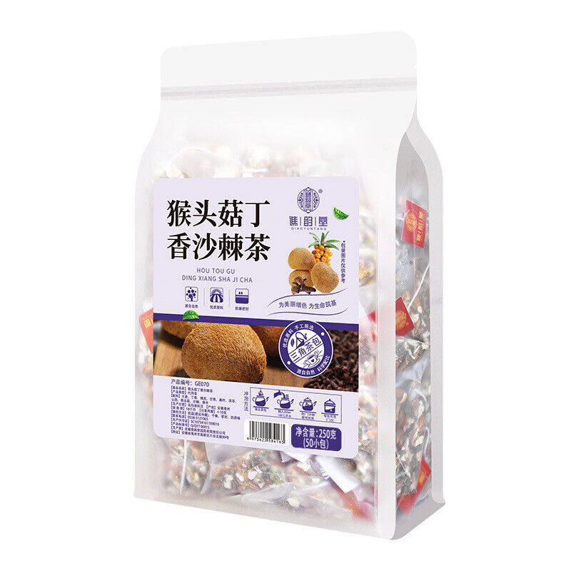 250g/ Bag Ericium Mushroom Clove Sea Buckthorn Tea Clove Yam Buddha's Hand Tea