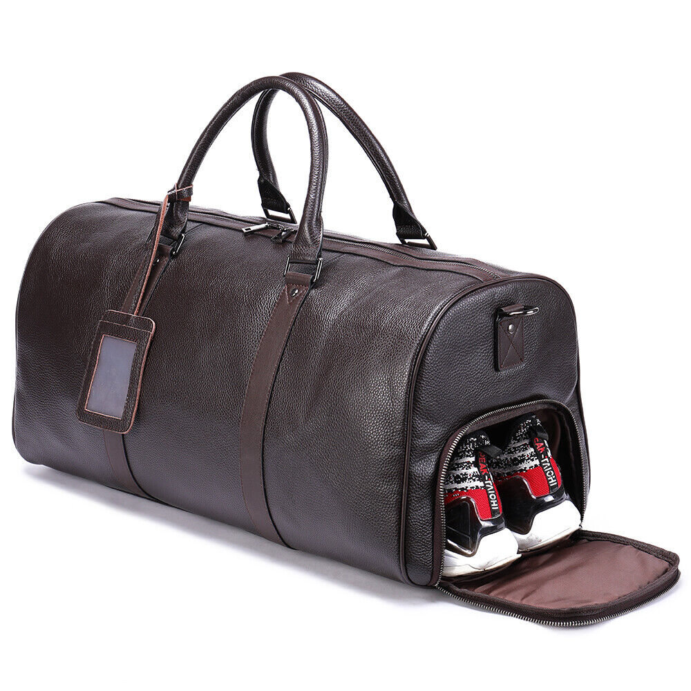 100%Genuine Leather Travel Bag Carry-on Hand Luggage Bags Shoulder Bag Big Totes