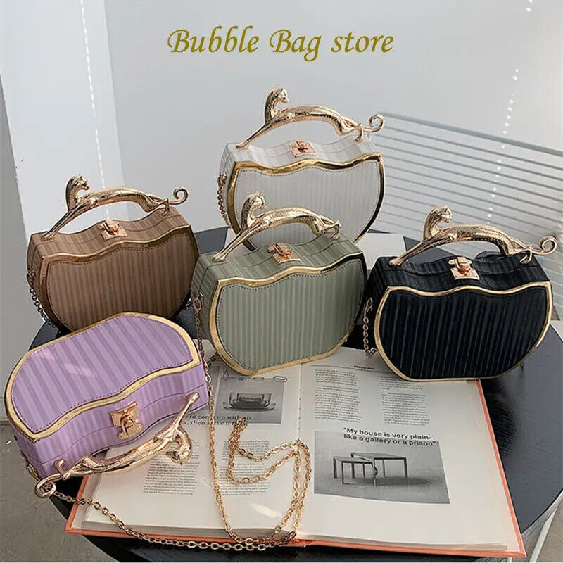 Women's Handbag Fashion Chain Crossbody Bag Box Ladies Shoulder Purse