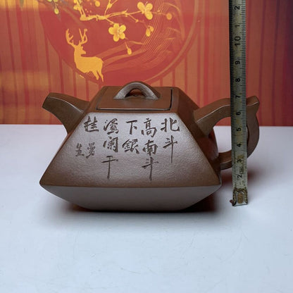 Vintage Chinese Yixing Purple Clay Teapot Zisha Ceremony Teaware Collection Rare