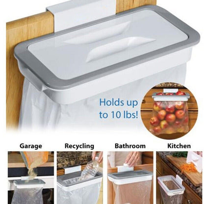 Base Sujetador Con Tapa Elimina Olores Bolsa Portatil De Plastico Colgar Basura