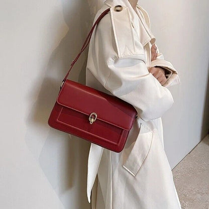 Women's Classic Vintage Handbag Leather Shoulder Bag Luxury Quality Retro Gift