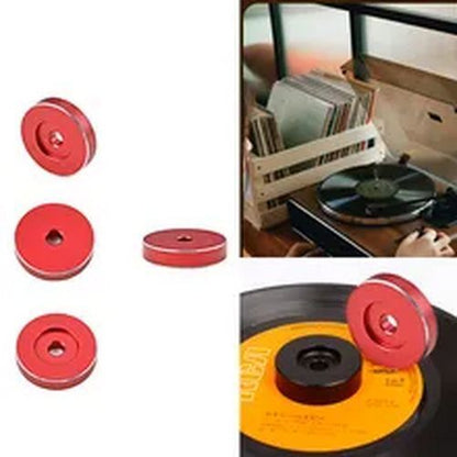 Vinyl Record Turntables Adapter Solid Aluminum Vinyl Records Adapter Player 7"