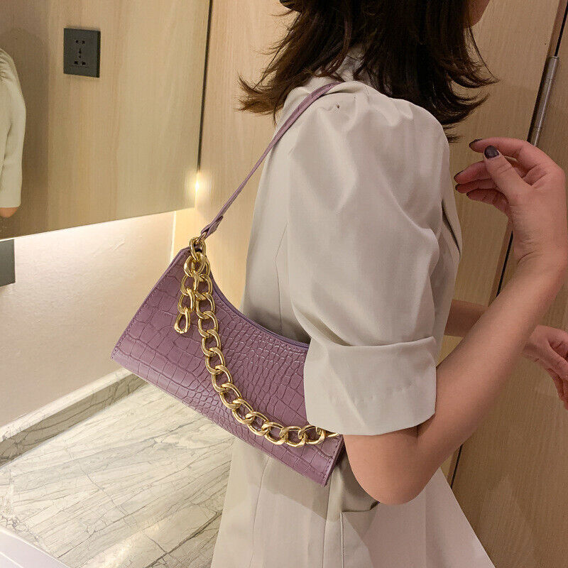 Women's Bag Pattern PU Leather Tote Shoulder Bags Women Texture Zipper Handbags