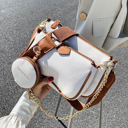 3Pcs/Set Bags Women Female Shoulder Crossbody Bags Handbags Women Bags