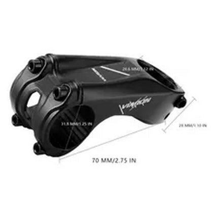 Bike Stem Aluminum Alloy Bicycle Handlebar Stem Negative 17 Degrees Lightweight