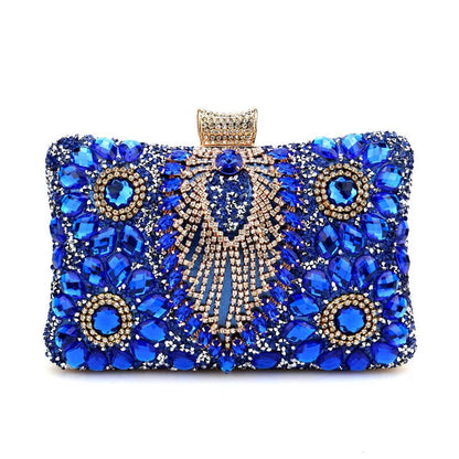 Green Tassel Women Evening Bags Shoulder Handbags For Party Holder Purse