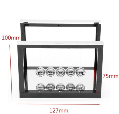 Educational Desk Toy Early Fun Development Gift Newton Cradle Steel Balance Ball