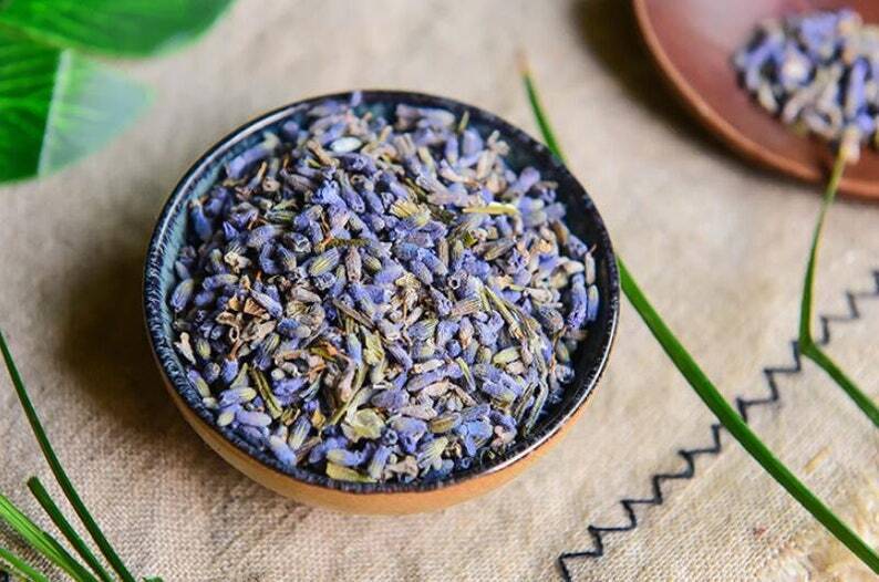 Dried Lavender Flower Lavandula Angustifolia Herbal Natural Makes A Healthy Tea