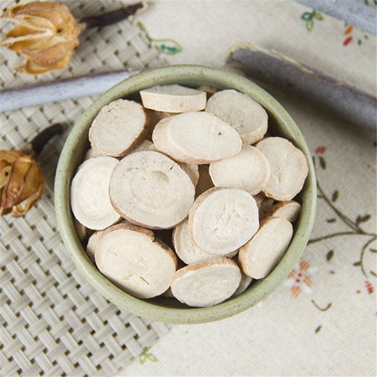 Chinese Herb White Peony Root Paeonia lactiflora Baishao Slices 白芍片 100g-500g