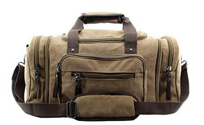 JIAO MIAO Overnight Handbag Shoulder Canvas One Size (Hardcode), Coffee