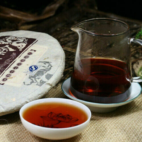 357g Puerh Tea Cake Cooked Pu-erh Tea Organic Black Tea Herb Slimming Yunnan Tea