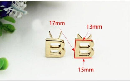 English Letters Rivets 5Pcs Metal DIY Claw Studs Bags Clothes Hats Leather Decor