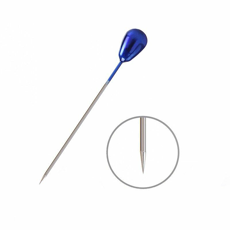100Pcs/Lot Extra Long Pearl Head Pin 55mm Plastic Metal Sewing Corsage Push Pins