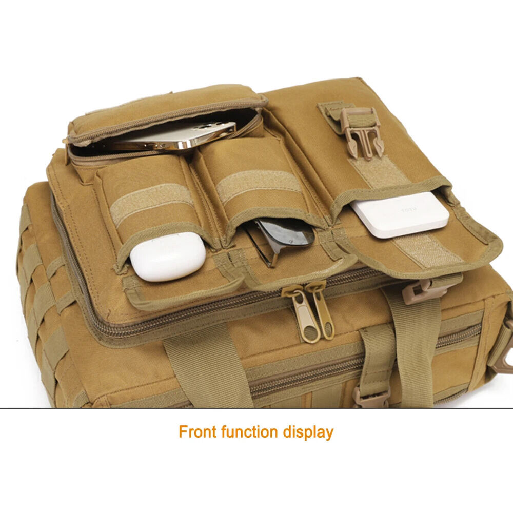 Backpack Tactical Shoulder Bag Men Laptop Handbags Outdoor Travel Bag