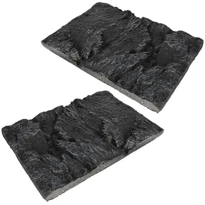 Terrarium Decorations Cling Reptile Box Backdrop Fish Tank Reptisoil Boards 2Pcs