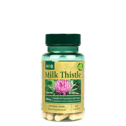 HB Milk Thistle Grass Capsules Health Care Tablets 100mg * 60 Capsules/ Bottle