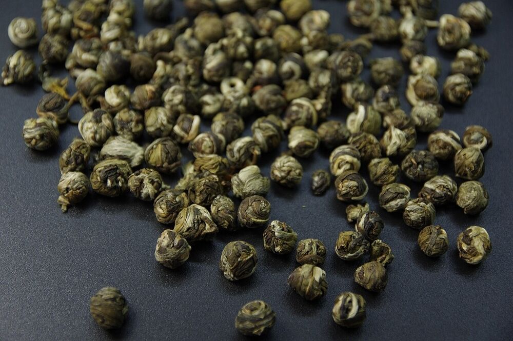 ORGANIC Phoenix JASMINE Flower Dragon Loose Leaf Green Tea Balls,,FREE Shipping