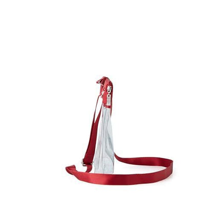 Baggallini womens Stadium Clear Pocket Crossbody, red, One Size Size, Red
