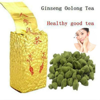 250g Taiwan Organic Dong Ding Ginseng Oolong Tea Health Care Tea Green Food 人参乌龙