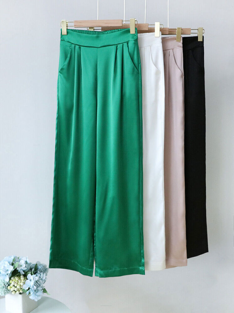 Women Trousers Casual Trousers Baggy Pants Straight Pants Casual Trousers