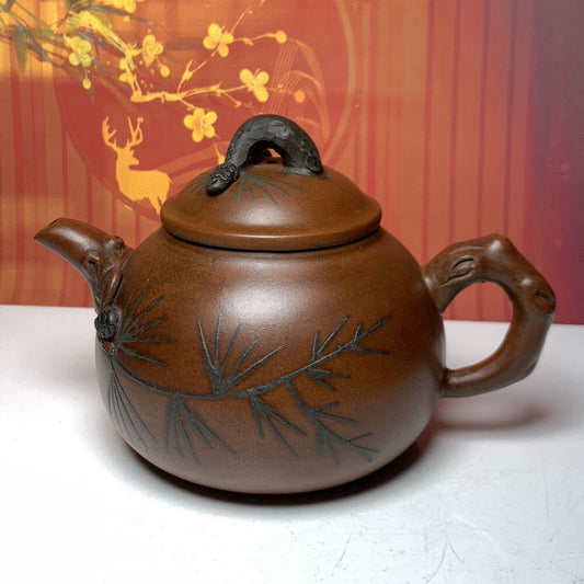 Vintage Chinese Yixing Purple Clay Teapot Zisha Ceremony Teaware Collection Rare