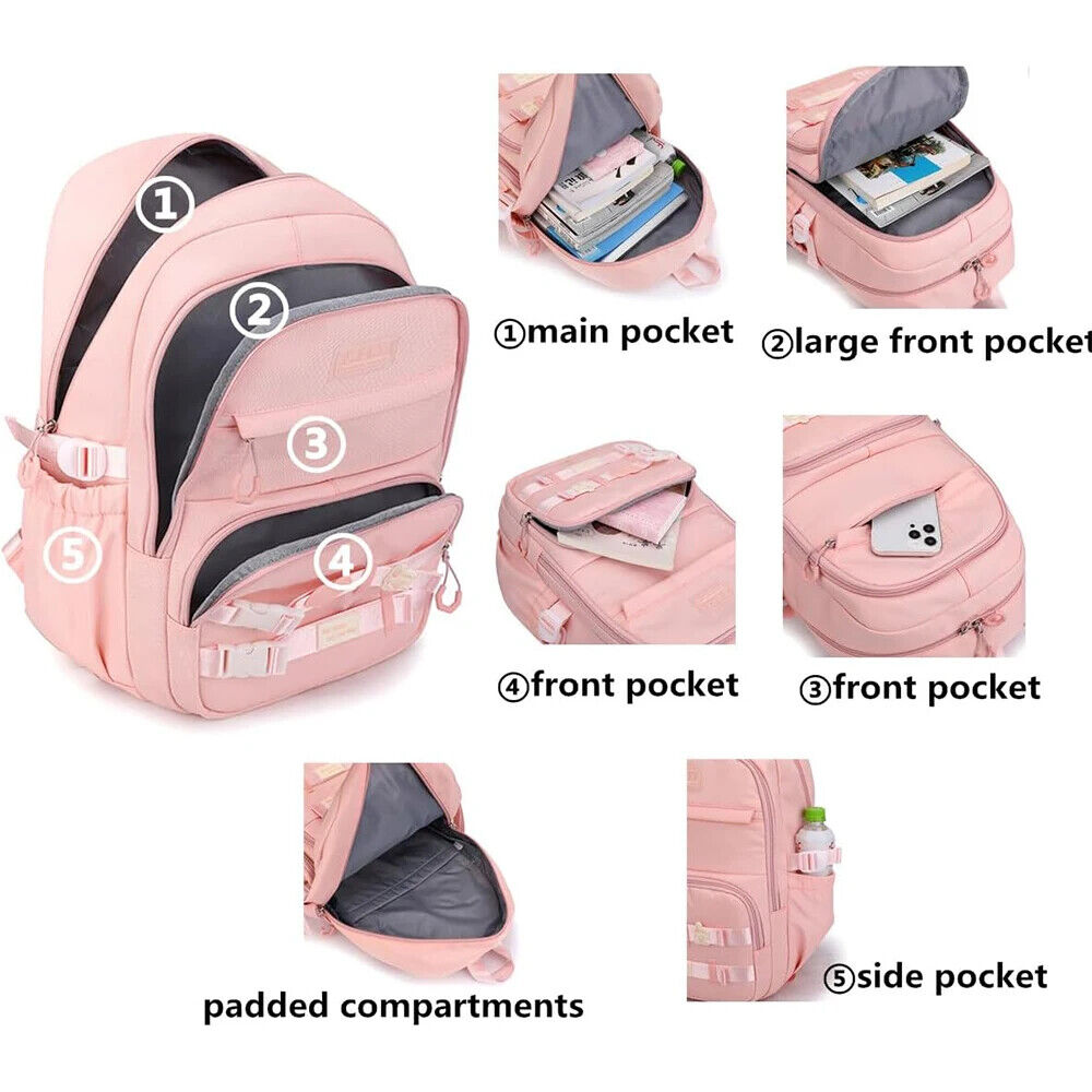 Girls Roller Backpack Boys Trolley School Bag Children's Backpack Wheels