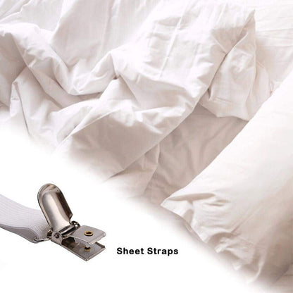 3 Way 6 Sides Bed Sheet Clips Gripper Fastener Suspender Elastic Mattress Holder