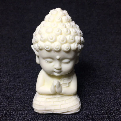 New Q Version Lotus Tathagata Buddha Carved Buddha Statue Cute Character Model