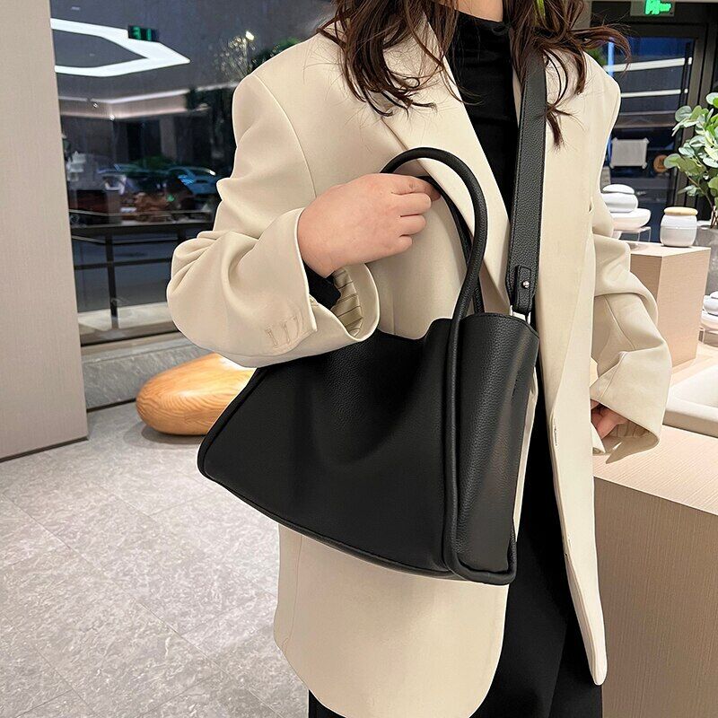 2piece/set Pu Leather Women's Handbags Ladies Tote Women Shoulder Crossbody Bag