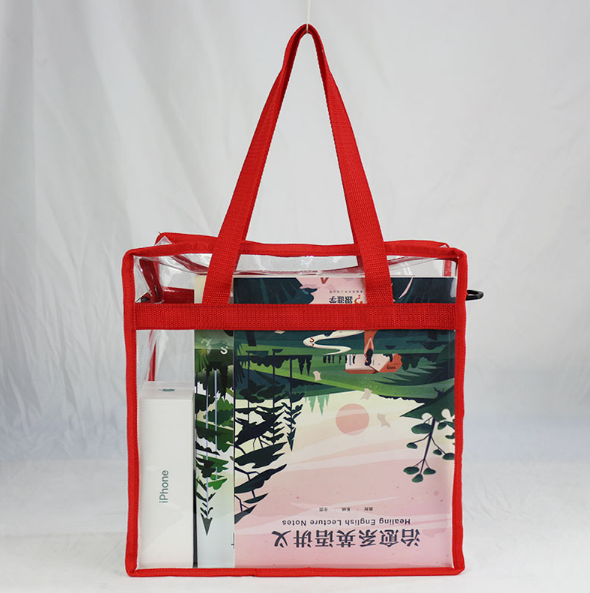 Fashion PVC bag transparent women's shoulder bag transparent bag travel waterpro