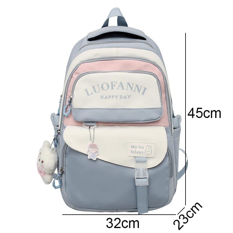 Girl School Bag Women Cute Backpack Lady BookBag College Backpack Laptop