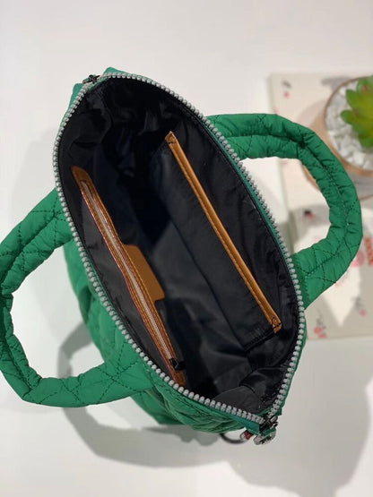 Crossbody Bags Women Lady Handbags Nylon Down Cotton Shoulder Bag