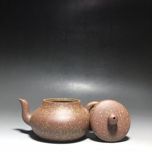vintage chinese yixing purple clay teapot zisha ceremony carving Collectible art
