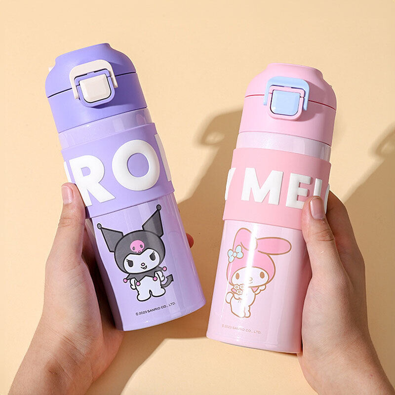 Thermos Mug Cinnamoroll Kuromi My Melody Stainless Steel Water Cup Water Bottle