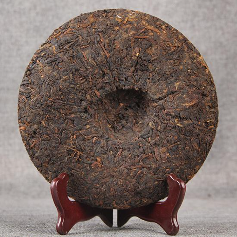 357g Menghai Qizi Ripe Puerh Tea Cake Yunnan Old Tree Pu-erh Tea Pu'er Black Tea