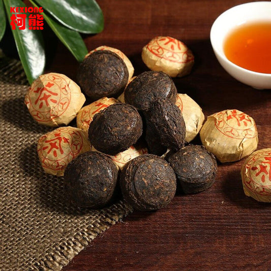 Black Tea 250g Yunnan Organic Pu Erh Tea Mini Tea Cake Healthy Drink Green Food