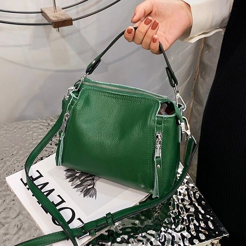 Women Genuine Leather Bag Crossbody Shoulder Purse