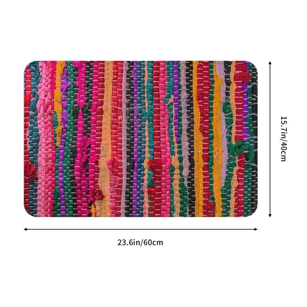 Bedroom Mat Mexican Weave Doormat Kitchen Carpet Entrance Bath Door Rugs 40x60cm
