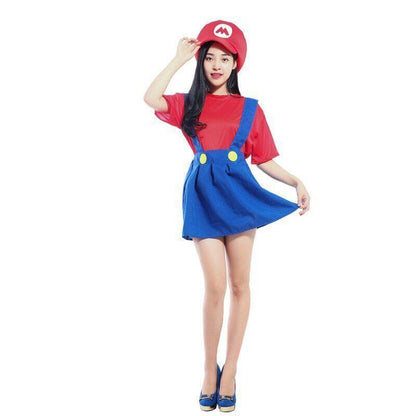 Cosplay Disfraz De Super Mario Traje De Para Adultos Y Niã±os Fiesta De Hallowee