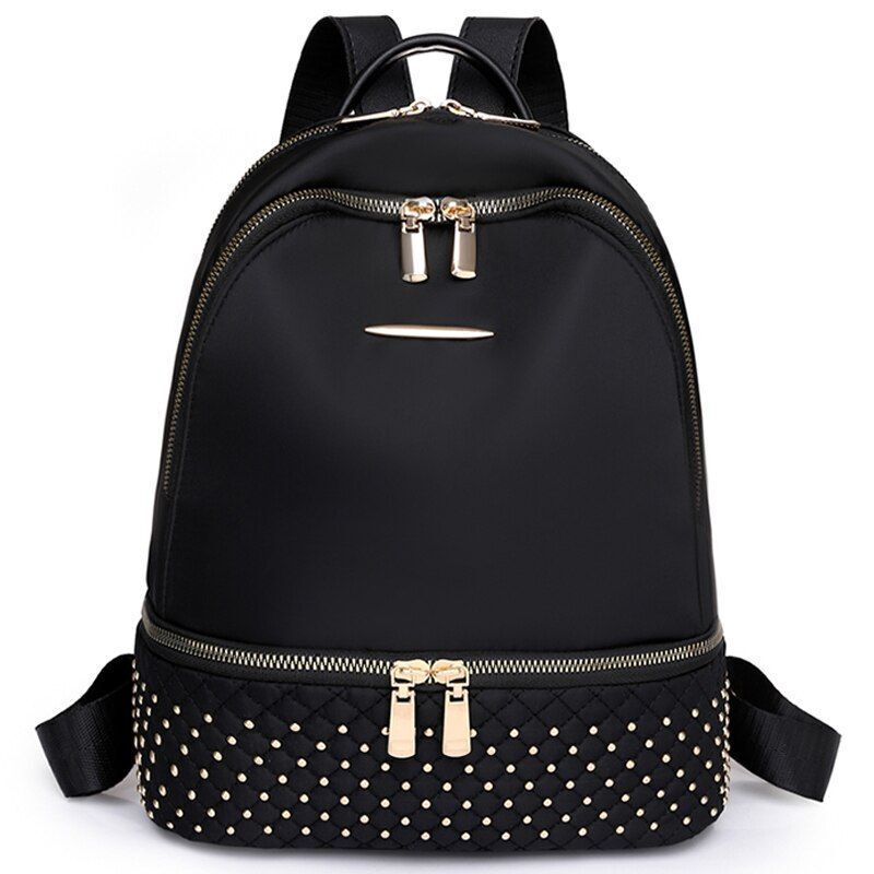 Retro Backpack Oxford Anti Theft Multi Pockets Shoulder School Bags 26*12*32 CM