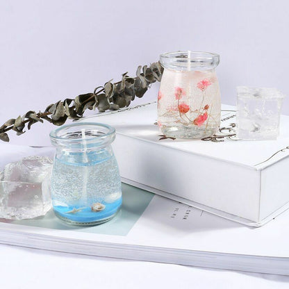 100g/Lot Transparent Jelly Wax Candle Raw Materials DIY Crystal Scented Supplies