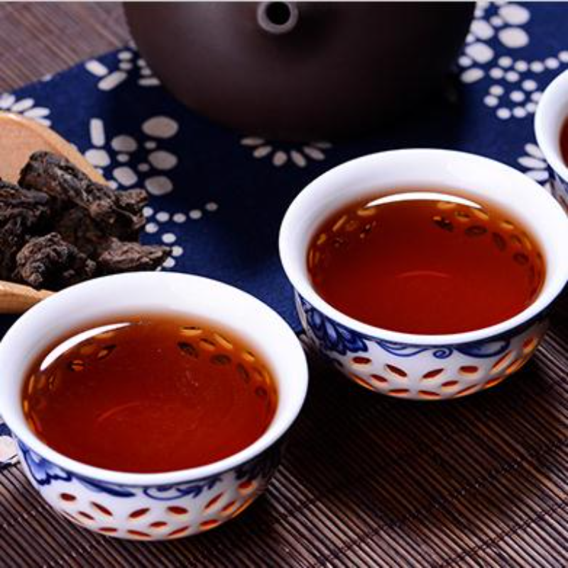 500g Puerh Ripe Tea Laochatou Yunnan Pu'er Cooked Tea Old Tree Pu-erh Black Tea