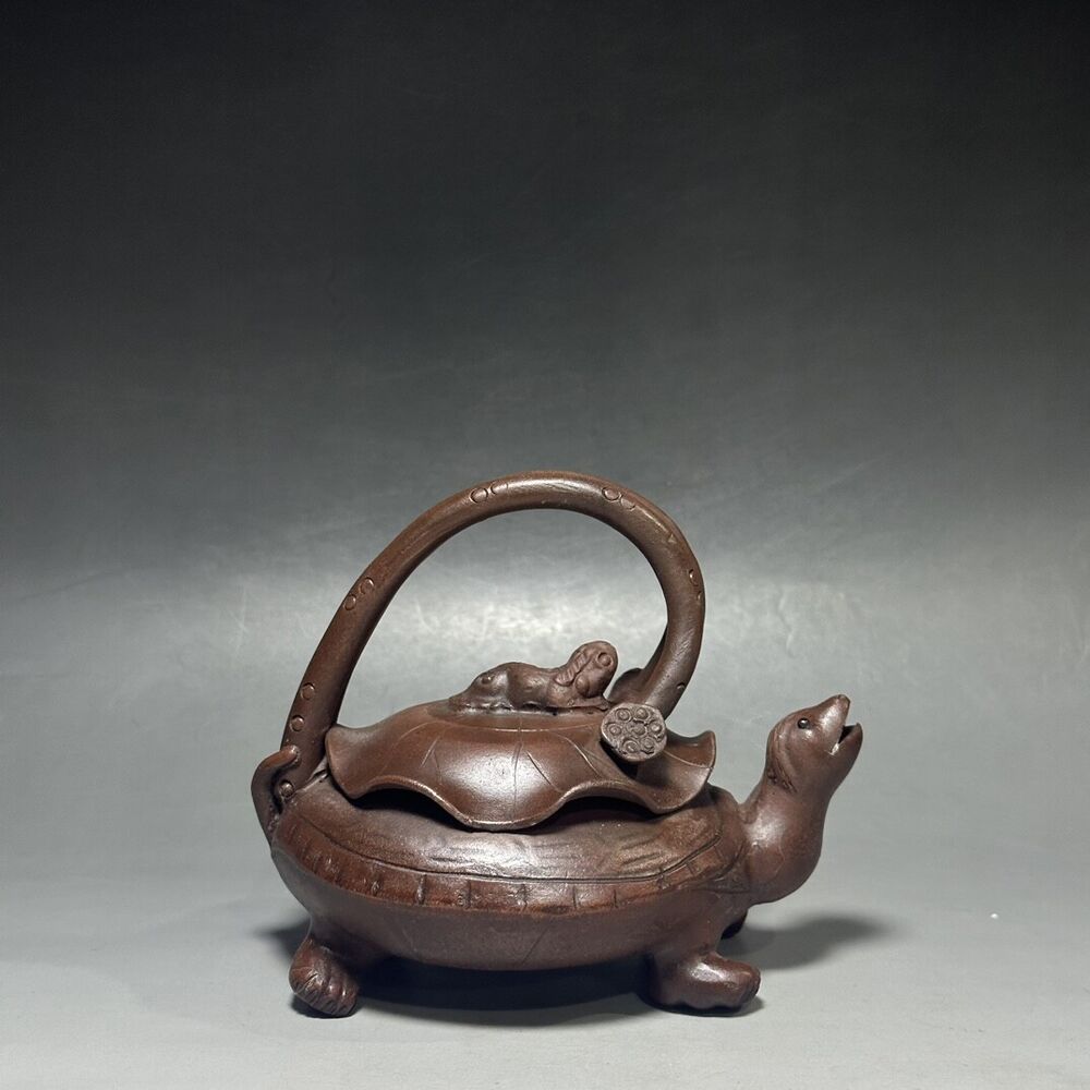 vintage chinese yixing purple clay teapot zisha ceremony teaware collection rare