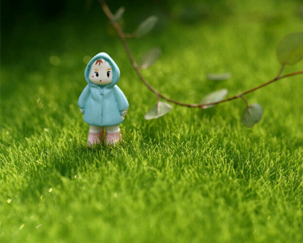 Fake Moss Miniature Garden Ornament DIY Mushroom Craft Artificial Lawn Grass