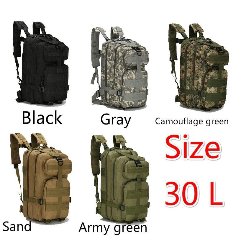Nylon Backpack Outdoor Tactical Sports Camping Hiking Hunting Bag