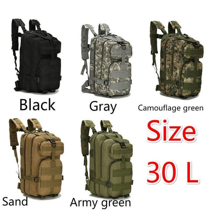 Nylon Backpack Outdoor Tactical Sports Camping Hiking Hunting Bag
