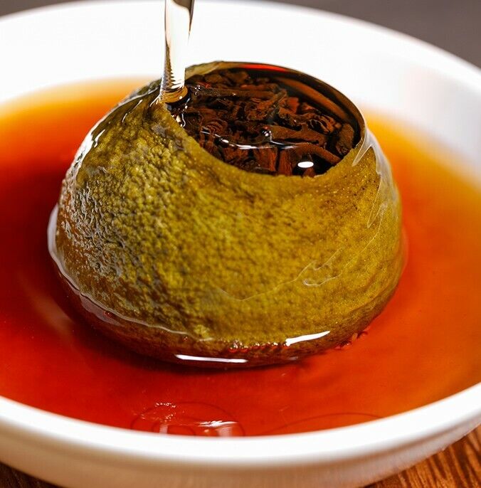 orange Pu'er tea Yunnan GongTing Puerh Ripe tea orange Pu tea ceremony tea